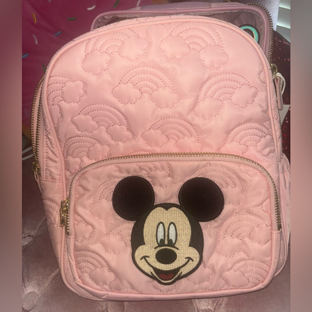 Stoney Clover Lane Disney Puffy Over the rainbow mini Backpack Mickey Mouse